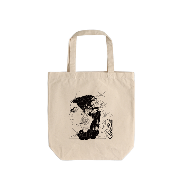 "COSMICPUNK" Tote bag(ナチュラル)