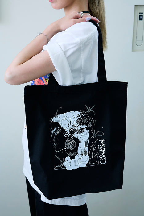 "COSMICPUNK" Tote bag (ブラック)