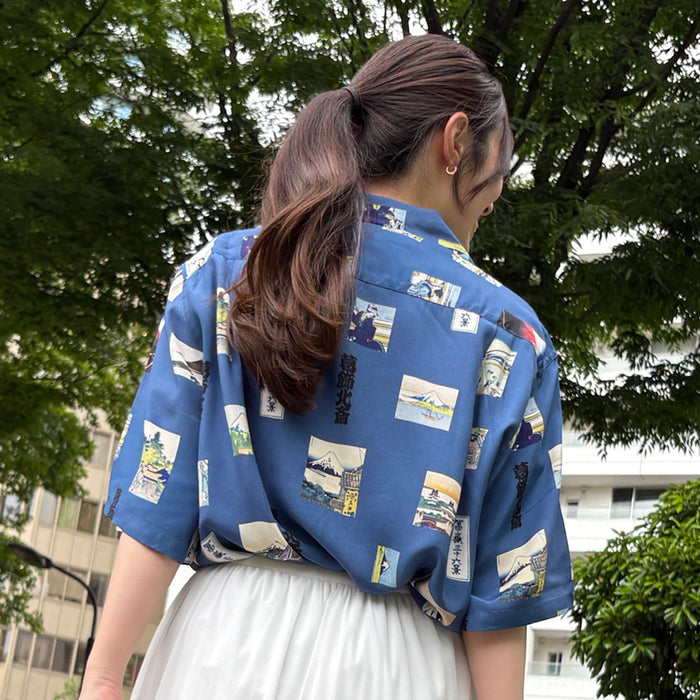 Katsushika Hokusai × WACKO MARIA HAWAIIAN SHIRT