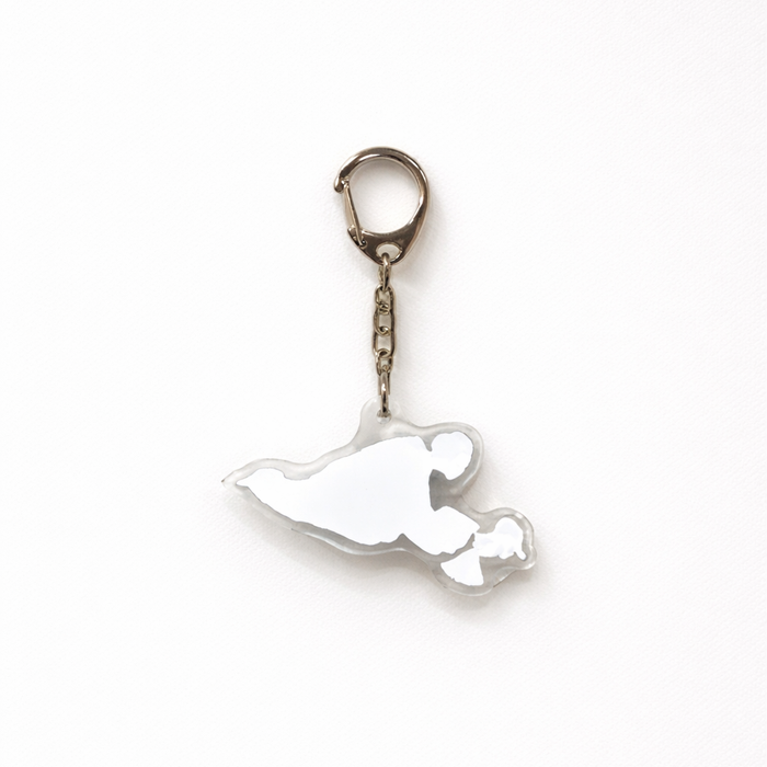 アクリルキーホルダー  虹を追いかける 'To capture a rainbow.'