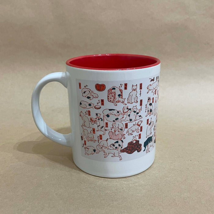 浮世絵：マグカップ「赤」