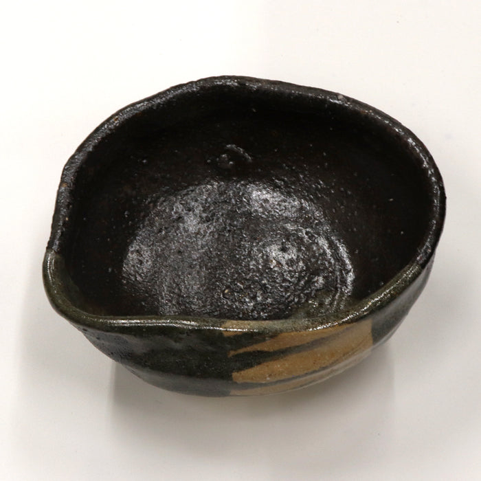 3_黒織部沓形　Black Oribe Kutsu-gata