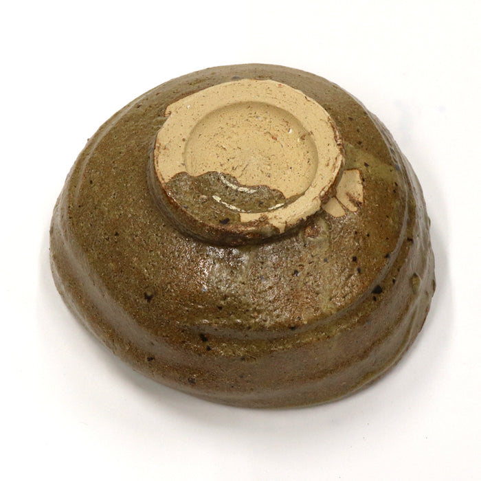4_灰釉沓形　Ash Glaze Kutsu-gata