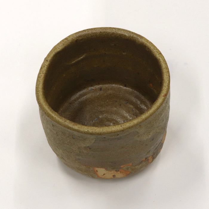 8_灰釉筒型　Ash Glaze Tsutsu-gata